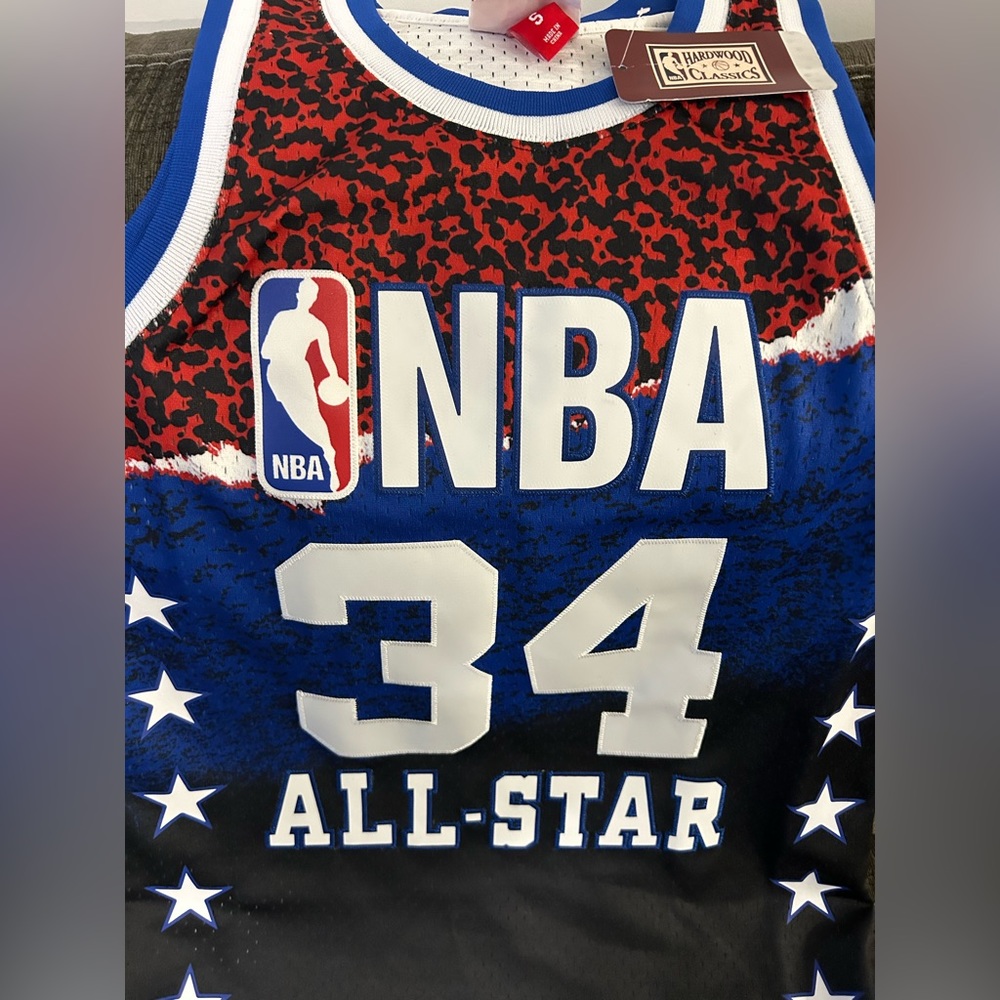$150 Mitchell & Ness Shaquille O'Neal All Star 2003 Swingman Jersey Men’s Sz S - Picture 3 of 5